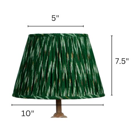 Green Ikat Empire Lampshade Small